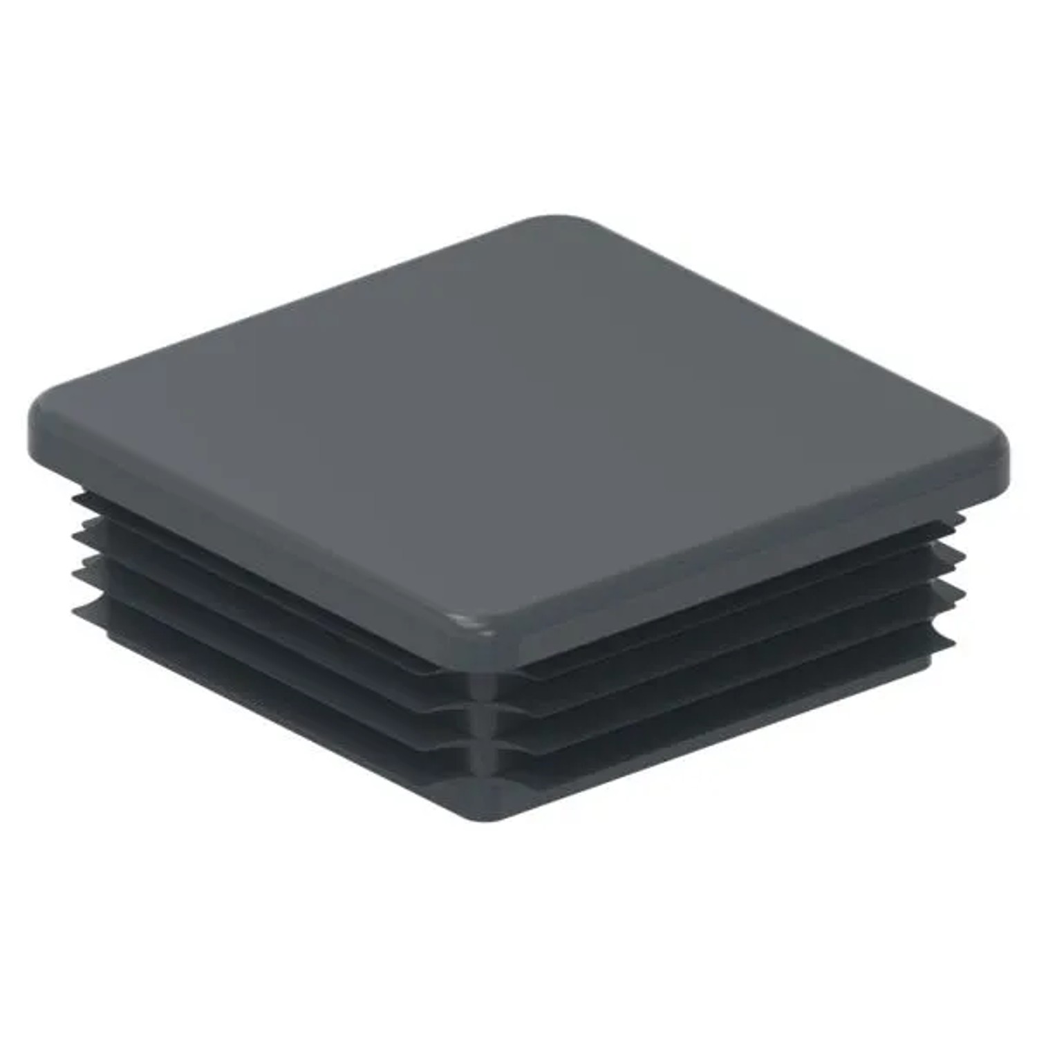 FeNau Kunststoffkappe Kunststoff Für Quadratrohr 80 X 80 mm RAL 7016 Für Wandstärke 2,0-4,0 mm