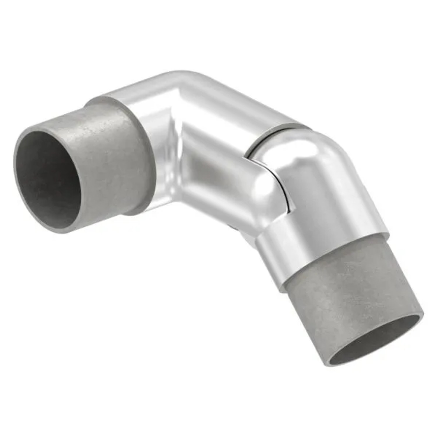FeNau Gelenkstück V2A Für Rohr Ø 42,4 X 2,0 mm Rechts Steckbar Geschliffen K240