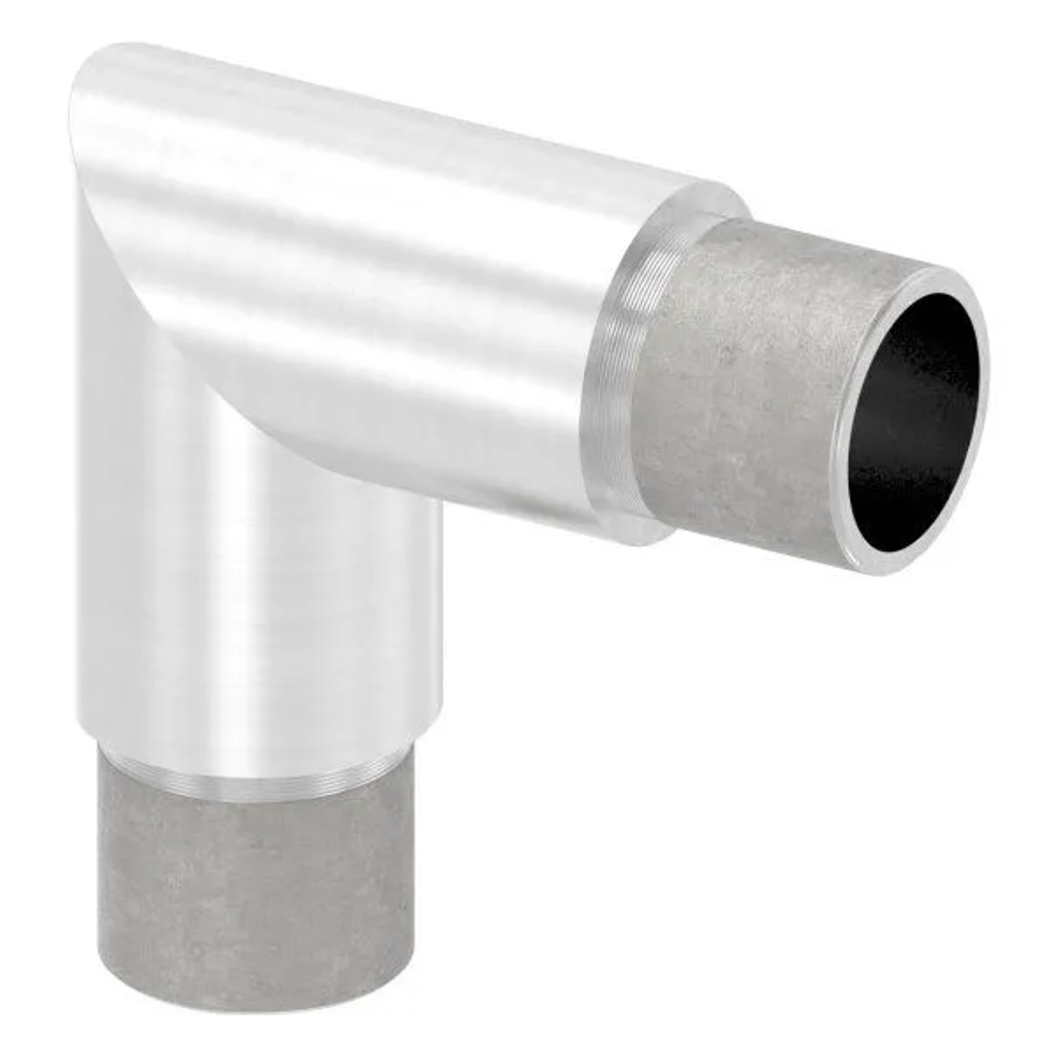 FeNau Eckbogen 90 Grad V2A Für Rohr Ø 26,9x2,0 mm Steckbar