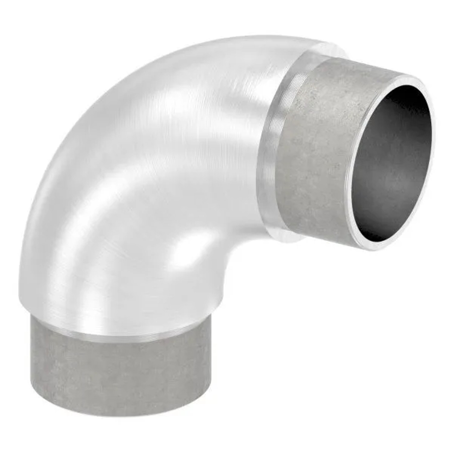 FeNau Rohrbogen V2A Für Rohr Ø 42,4x2,5 mm 90 Grad Zum Stecken