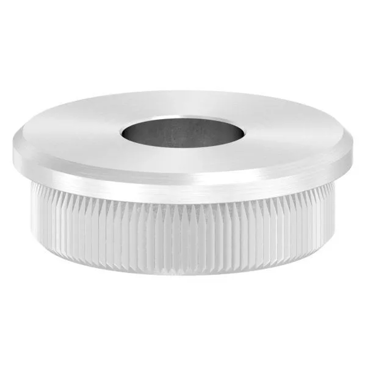 FeNau Einsteckkappe V2A Edelstahl Ø 33,7 mm Rohr 2,0 mm Wandstärke Mit 12,1 mm Bohrung