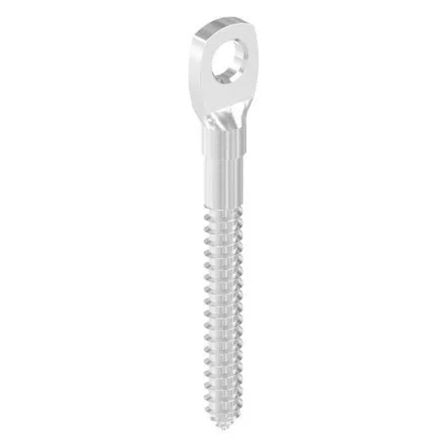 FeNau Augenschraube V4A Holzgewinde 6 mm Mit Flachem Kopf
