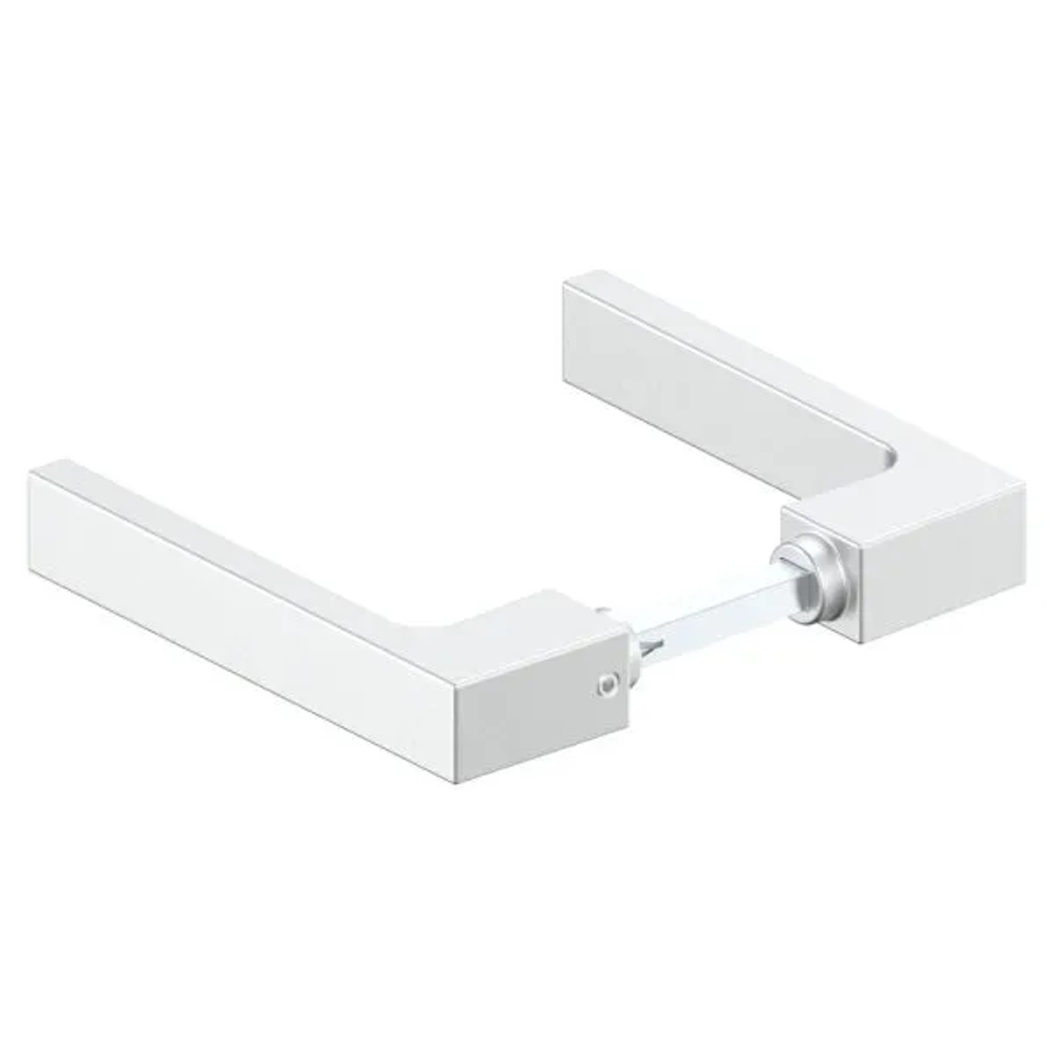 FeNau Türdrücker-Paar Aluminium Eckig Mit Vierkantstift 8x8 mm