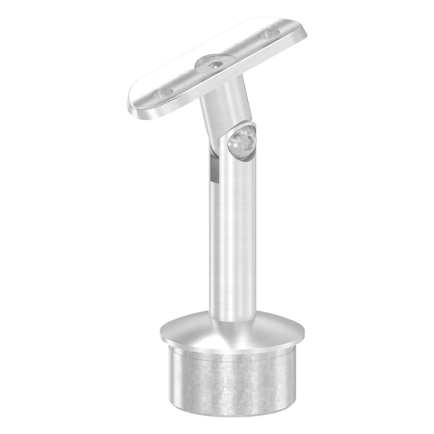 FeNau Handlaufstütze Für 42,4x2,6 mm Mit Gelenk Und Halteplatte Für Ø 42,4 mm Rohr V2A