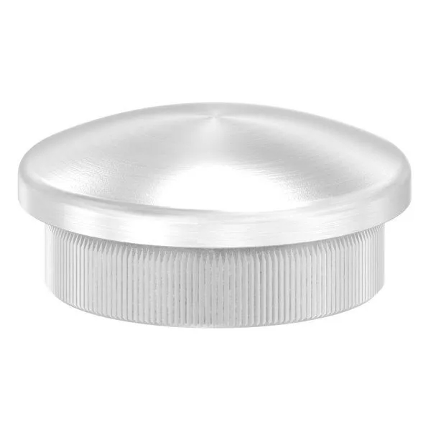 FeNau Einschlagkappe V2A Für Rohr Ø 33,7 mm 2,5 mm Wandstärke Gewölbt