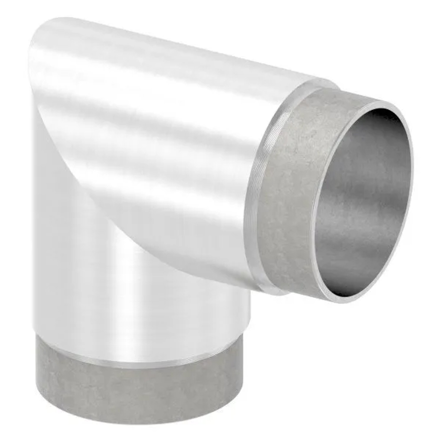 FeNau Rohrbogen 90 Grad V2A Für Rohr Ø 60,3 X 2,0 mm Zum Stecken