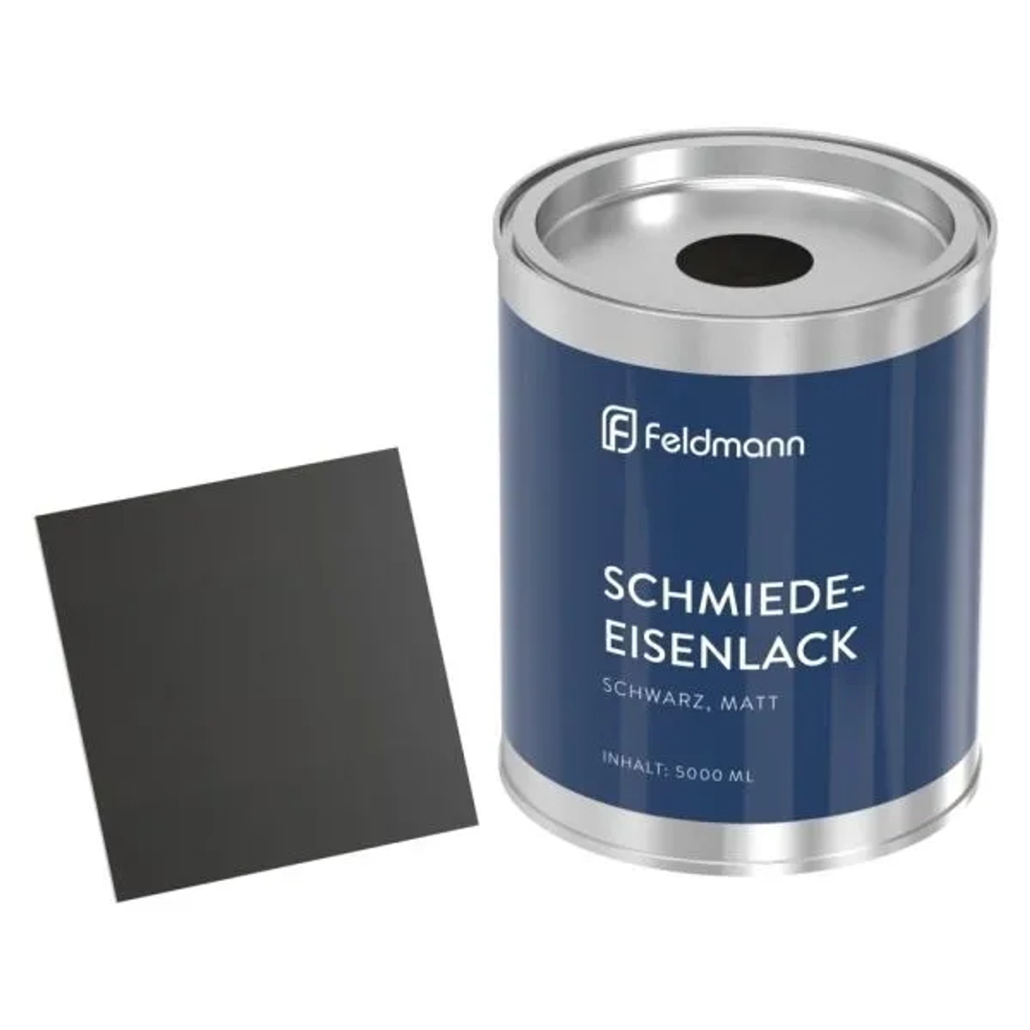 FeNau Schmiedeeisenlack 5 L Schwarz Matt