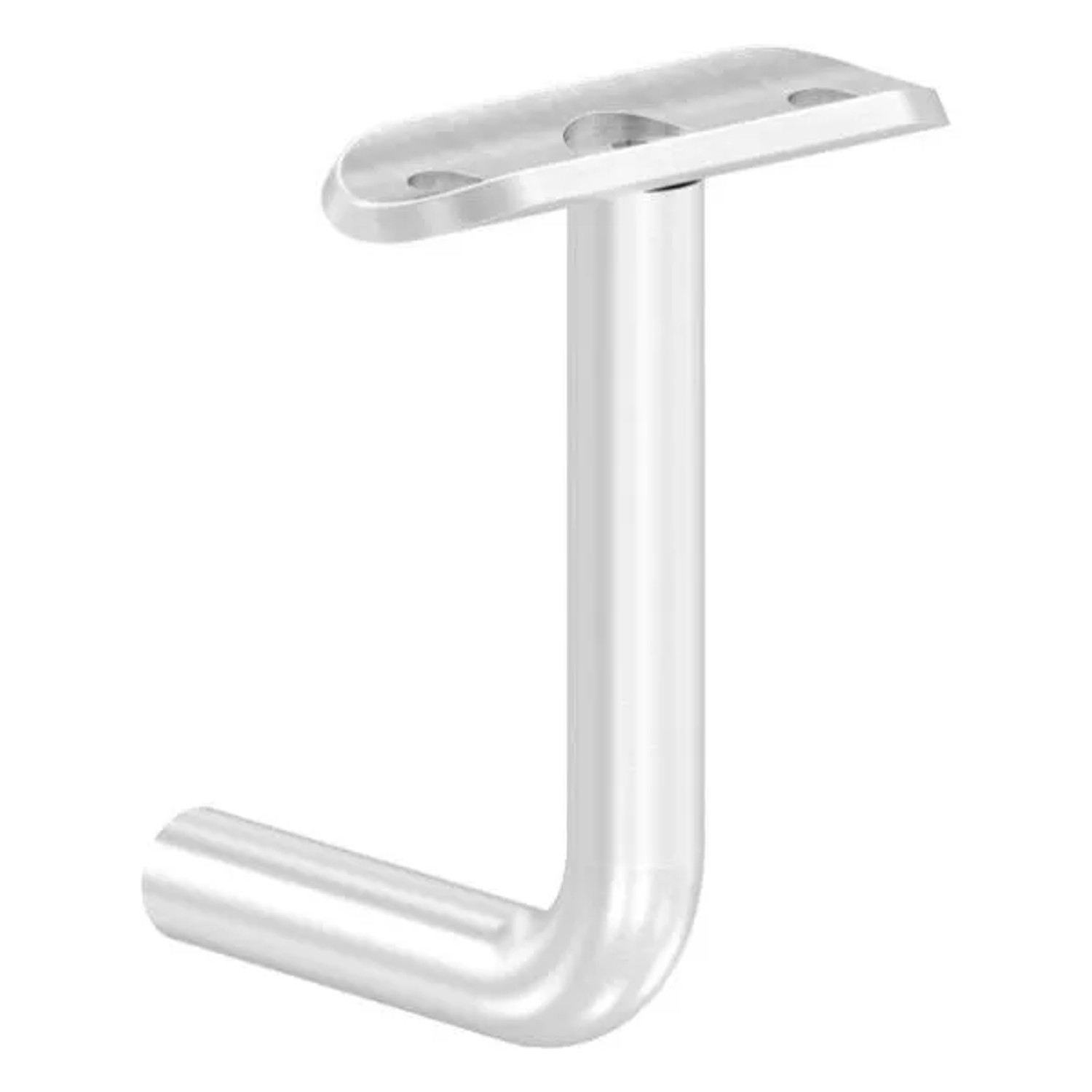 FeNau Handlaufhalter V2A Bügel Ø 12 mm Für Rohr Ø 33,7 mm Platte 60 X 75 mm