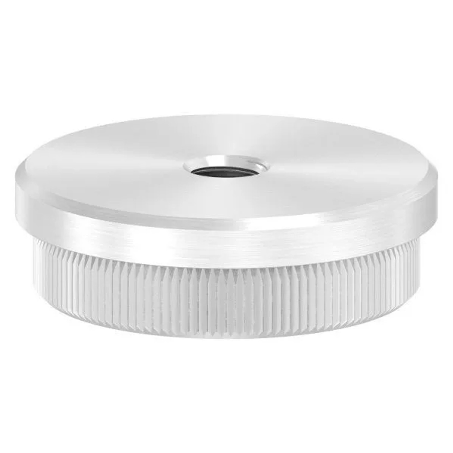 FeNau Einsteckkappe V2A Für Rohr Ø 42,4 mm X 2,0 mm Mit M8 Gewinde Flach