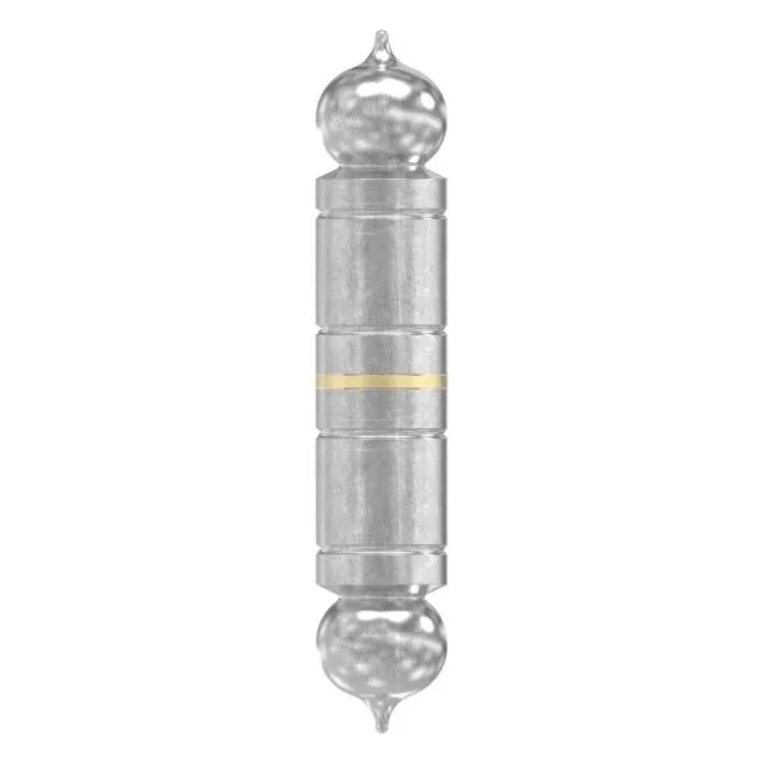 FeNau Zierscharnier Stahl 20 mm Ø Dorn 11 mm Glatt