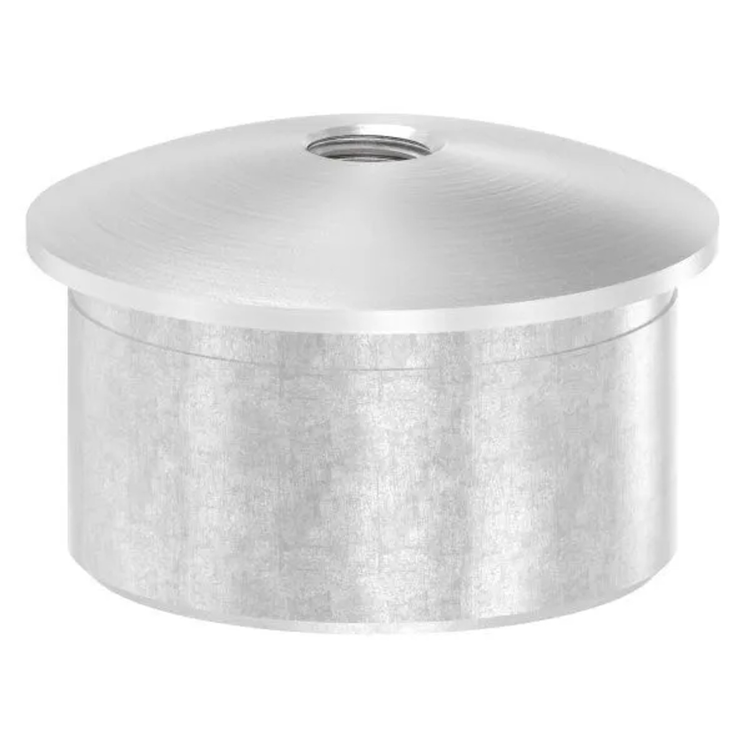 FeNau Einsteckkappe Edelstahl V2A Für Rohr Ø 42,4x2,5 mm Mit M8 Gewinde Zum Kleben