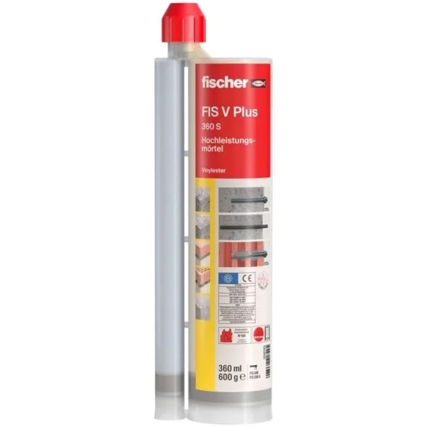 FeNau Hochleistungsmörtel Für Gewinde M12 Edelstahl V2A FIS V PLUS 360 S0 S