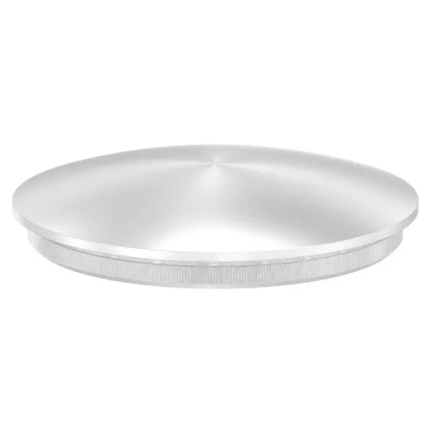 FeNau Einsteckkappe V2A Edelstahl Ø 60,3 mm Für Rohr 2,5 mm Wandstärke Gewölbt