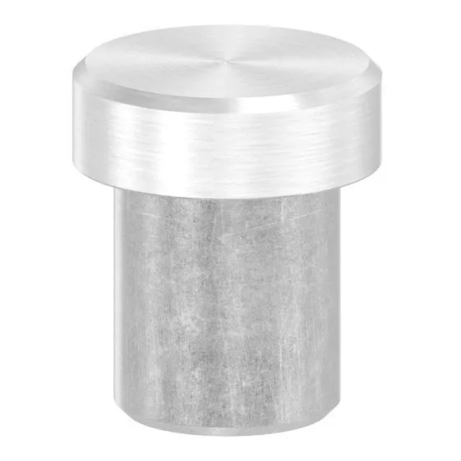 FeNau Einsteckkappe Edelstahl V2A Ø 12,0 mm Für Rohr 1,5 mm Wandstärke Flach Zum Einkleben