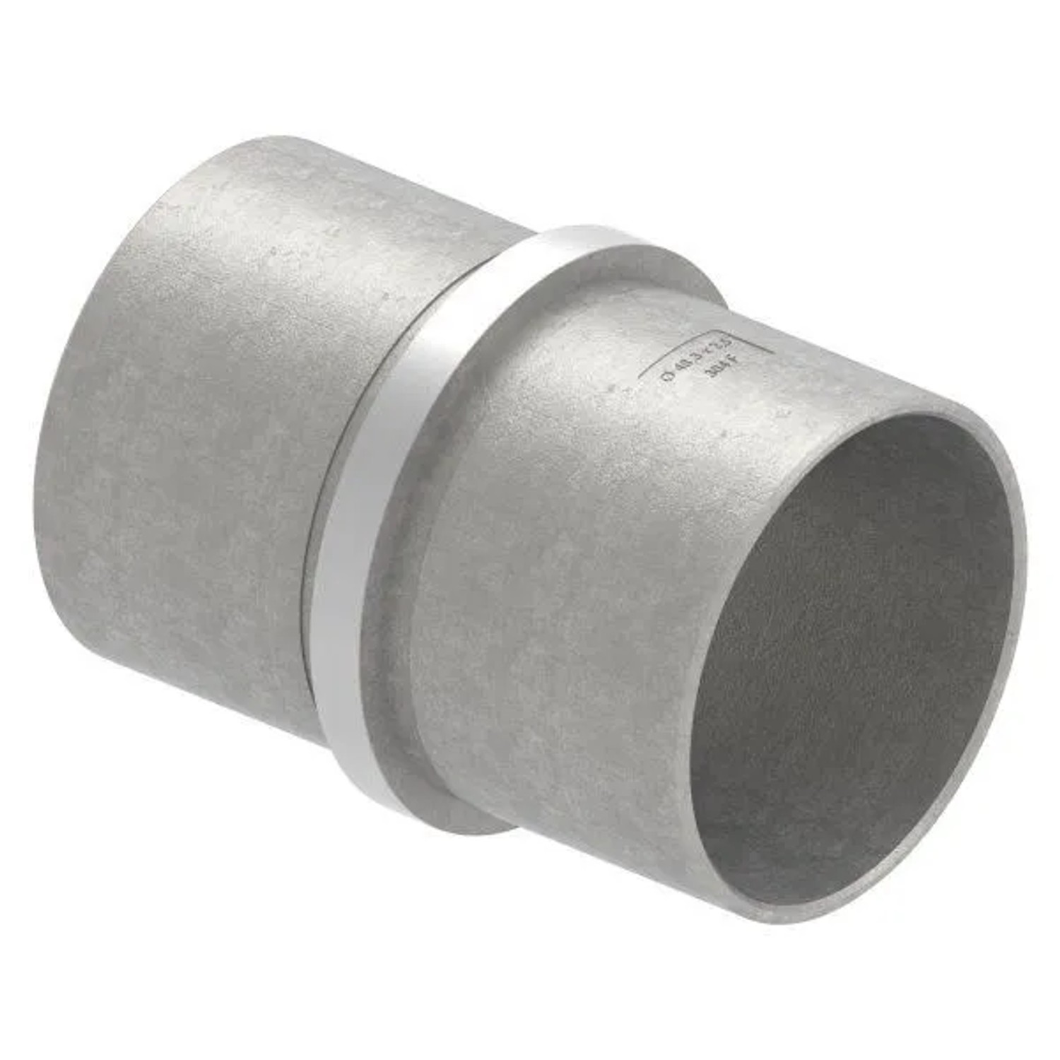 FeNau Steckverbinder V2A Für Rohr 48,3 X 2,5 mm Mit Mittelsteg