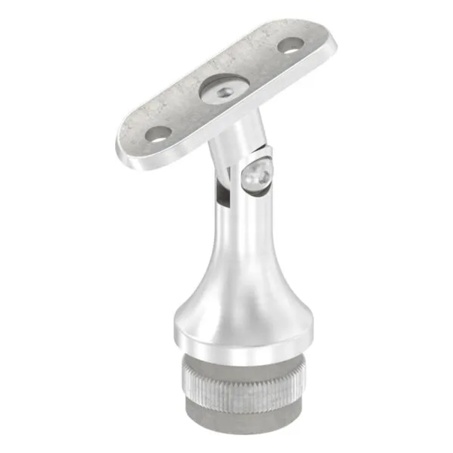 FeNau Stütze Mit Gelenk Und Halteplatte Für Rundrohr V2A