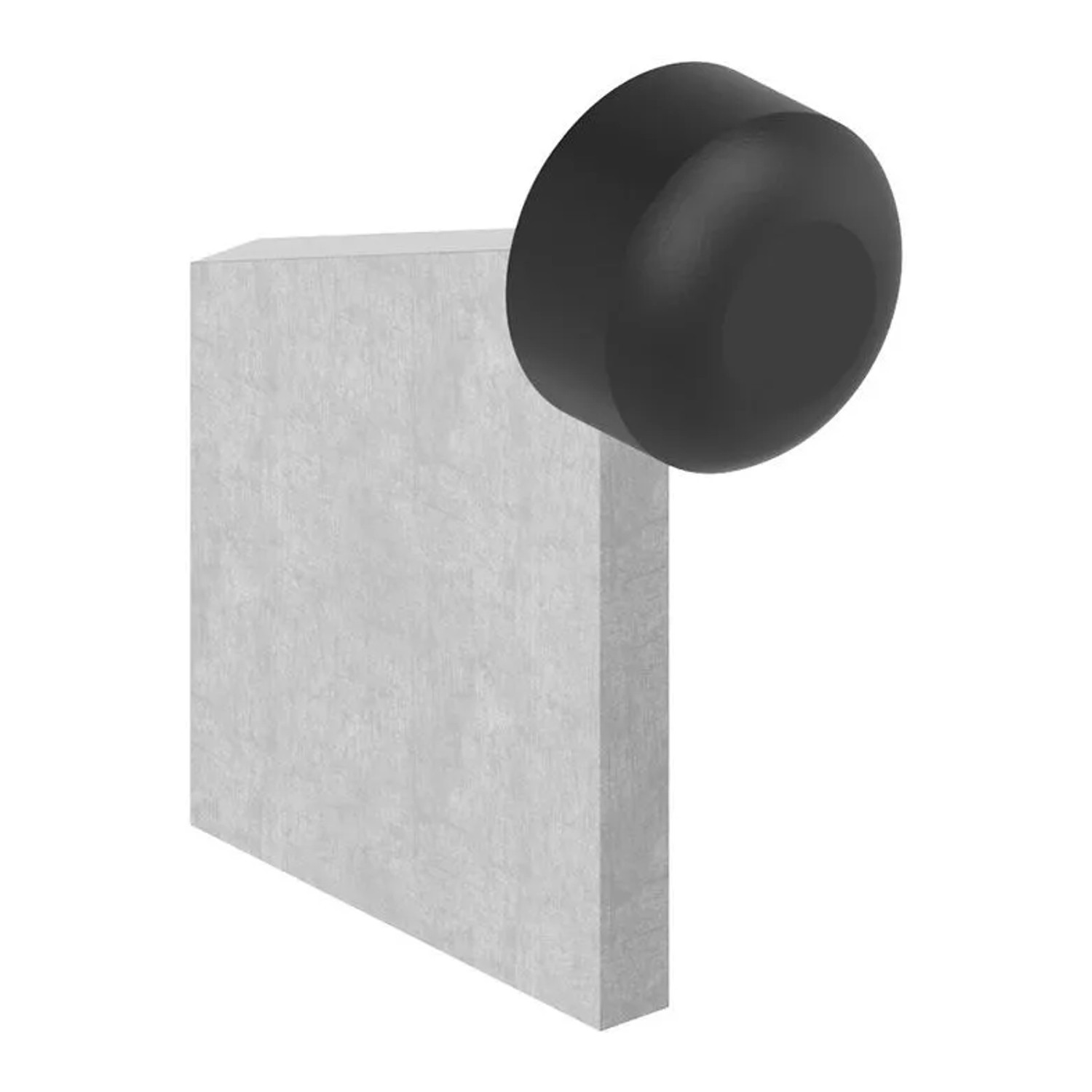 FeNau Torendpuffer Gummi Ø 42 mm Mit Edelstahl V2A Bolzen