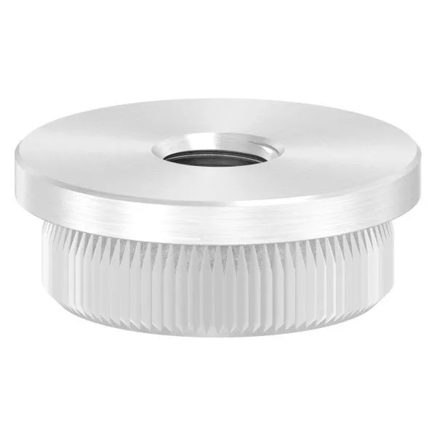 FeNau Einsteckkappe V2A Edelstahl Für Rohr Ø 26,9 X 2,0 mm Mit M8 Gewinde Flach