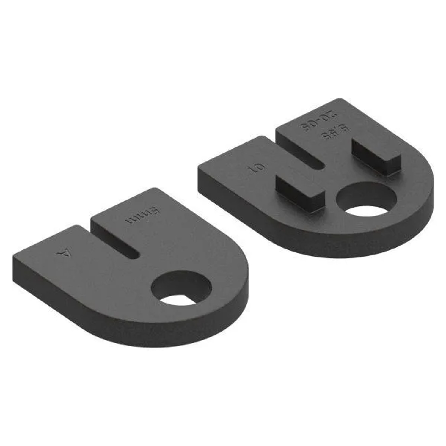 FeNau Gummieinlage Gummi Für Glas 5,0 mm Für Glasklemme Modell 32