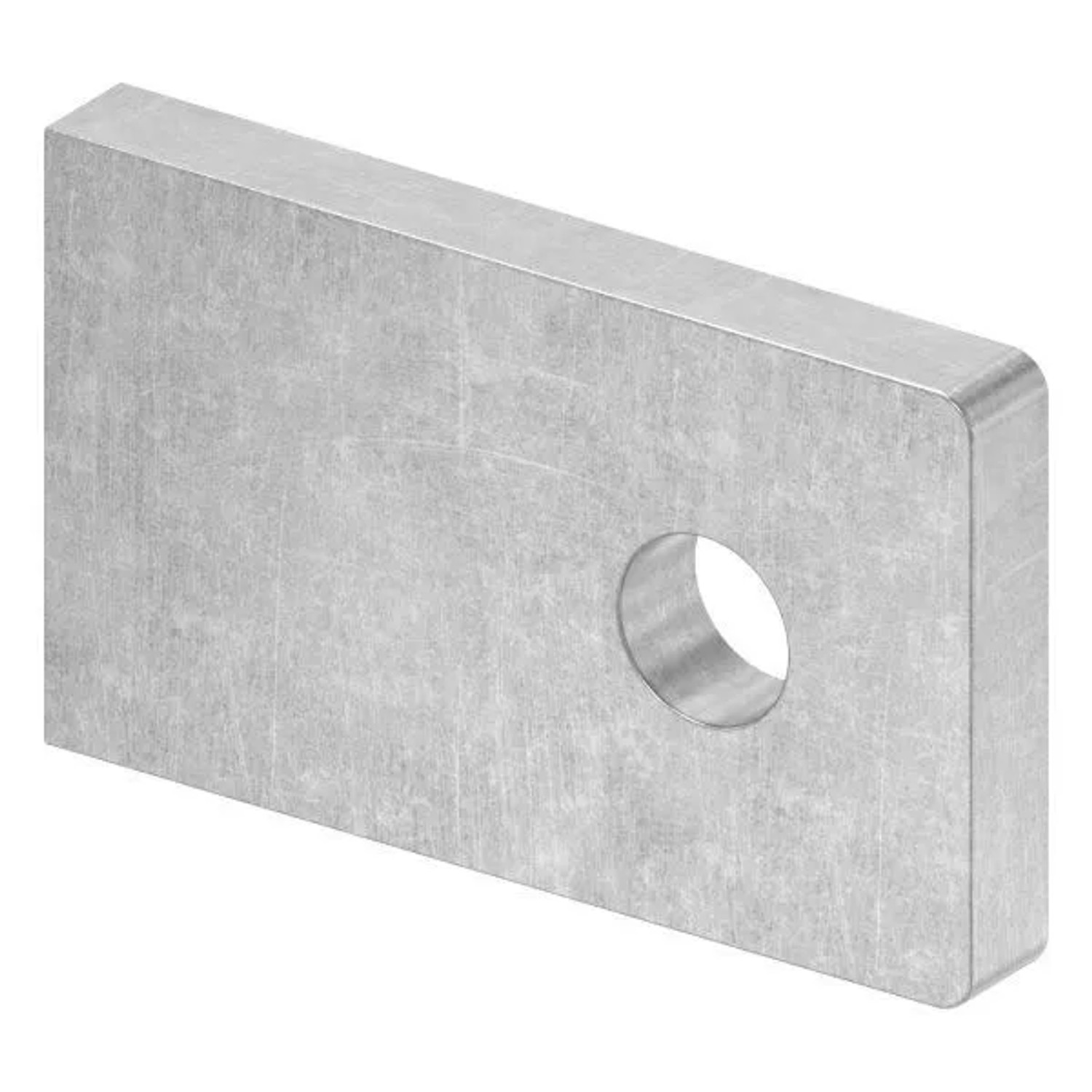 FeNau Anschweißlasche Stahl S235JR Roh 50 X 30 X 6 mm Mit Rundloch Ø 9 mm