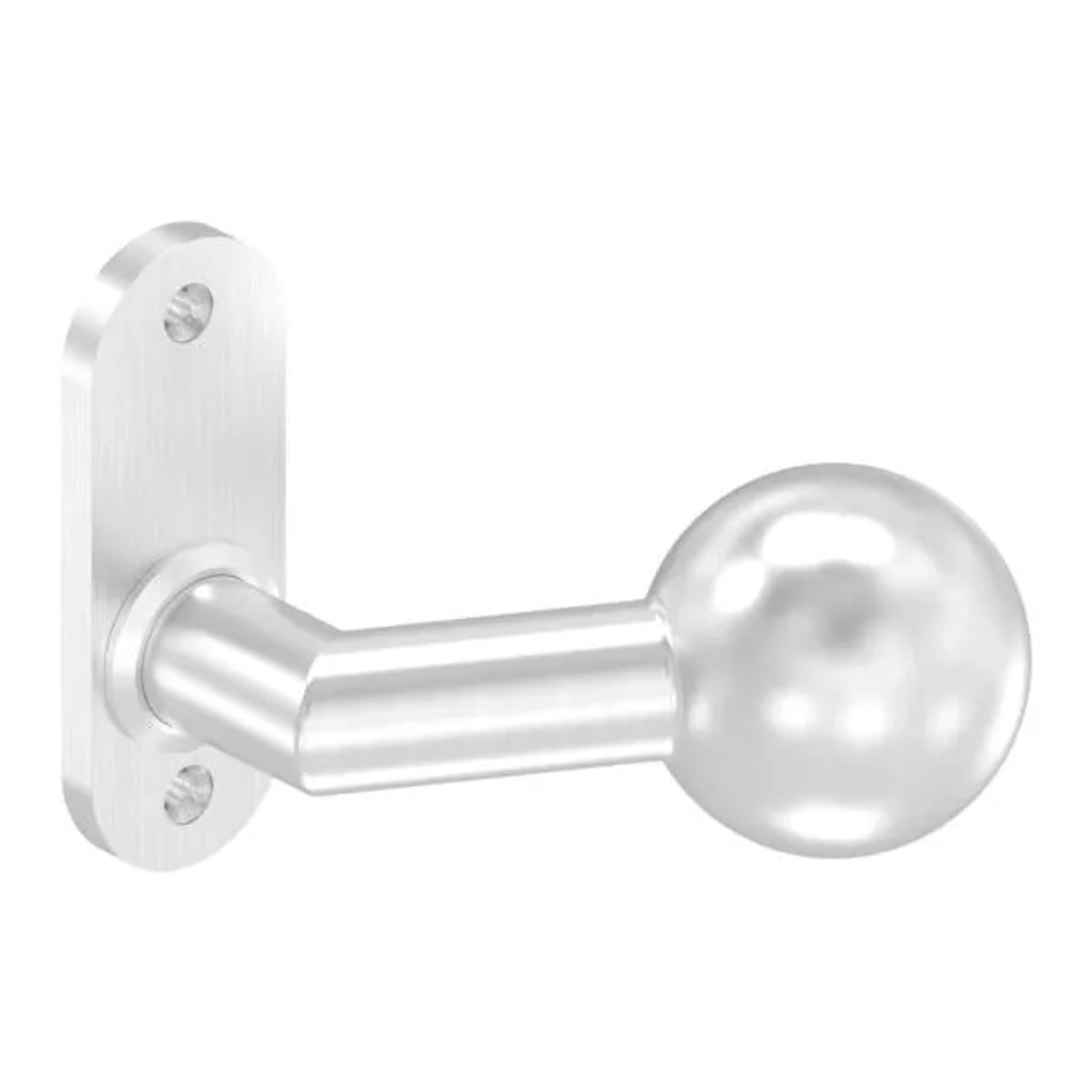 FeNau V2A Türdrücker Mit Kurzschild Rund
