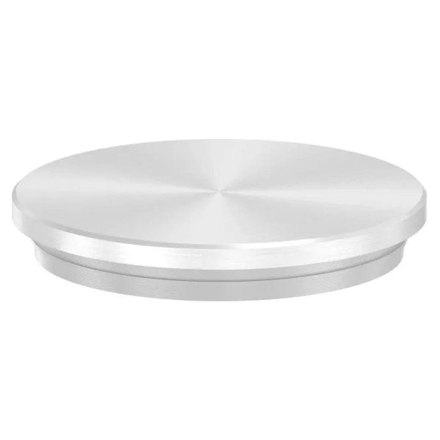 FeNau Einsteckkappe Edelstahl V2A Für Rohr Ø 48,3 mm X 2,5 mm Flach Zum Einschlagen