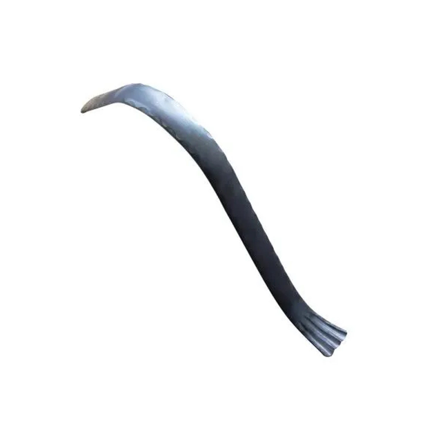 FeNau Handlauf-Endstück 40x8 mm Kanten Gehämmert Stahl S235JR Passt Zu 30.1373.8