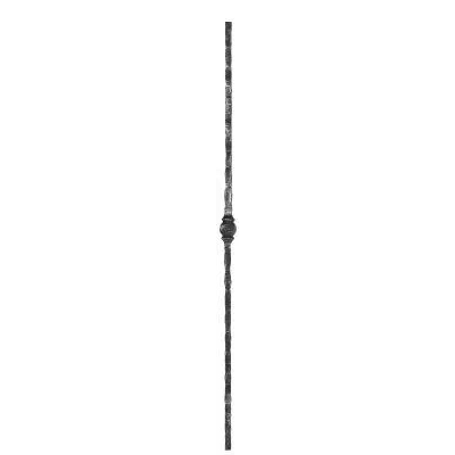 FeNau Knubbelstab Stahl Roh 13x13 mm L=1250 mm Gehämmert, Mittiger Knubbel