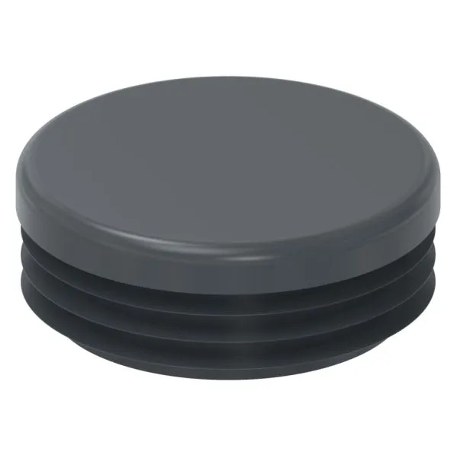 FeNau Einsteckkappe Kunststoff Für Rohr Ø 42,4 mm Wandstärke 1,0-2,0 mm RAL 7016