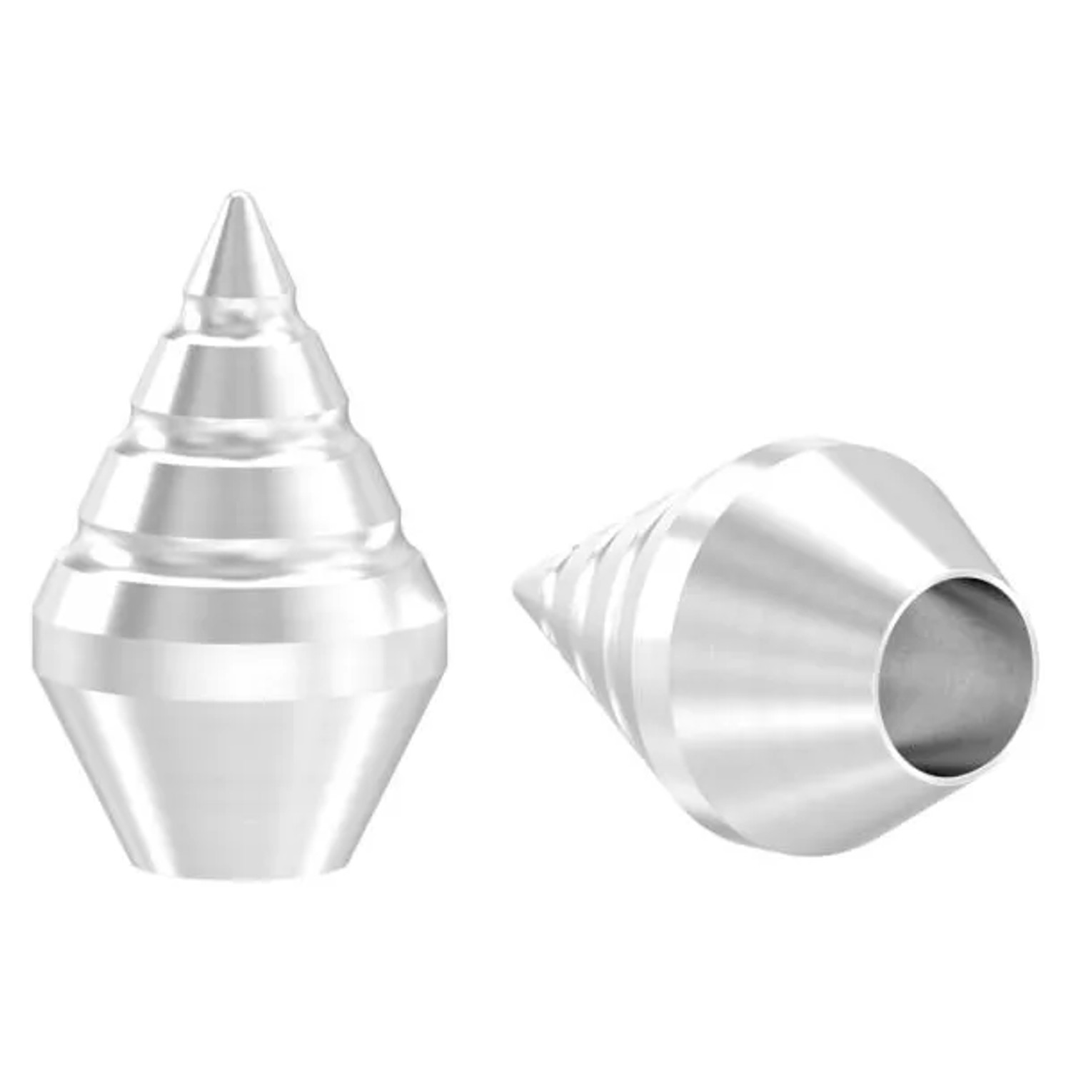FeNau Zierspitze Edelstahl V2A Für Ø 12,0 mm Rundmaterial Geschliffen Korn 240