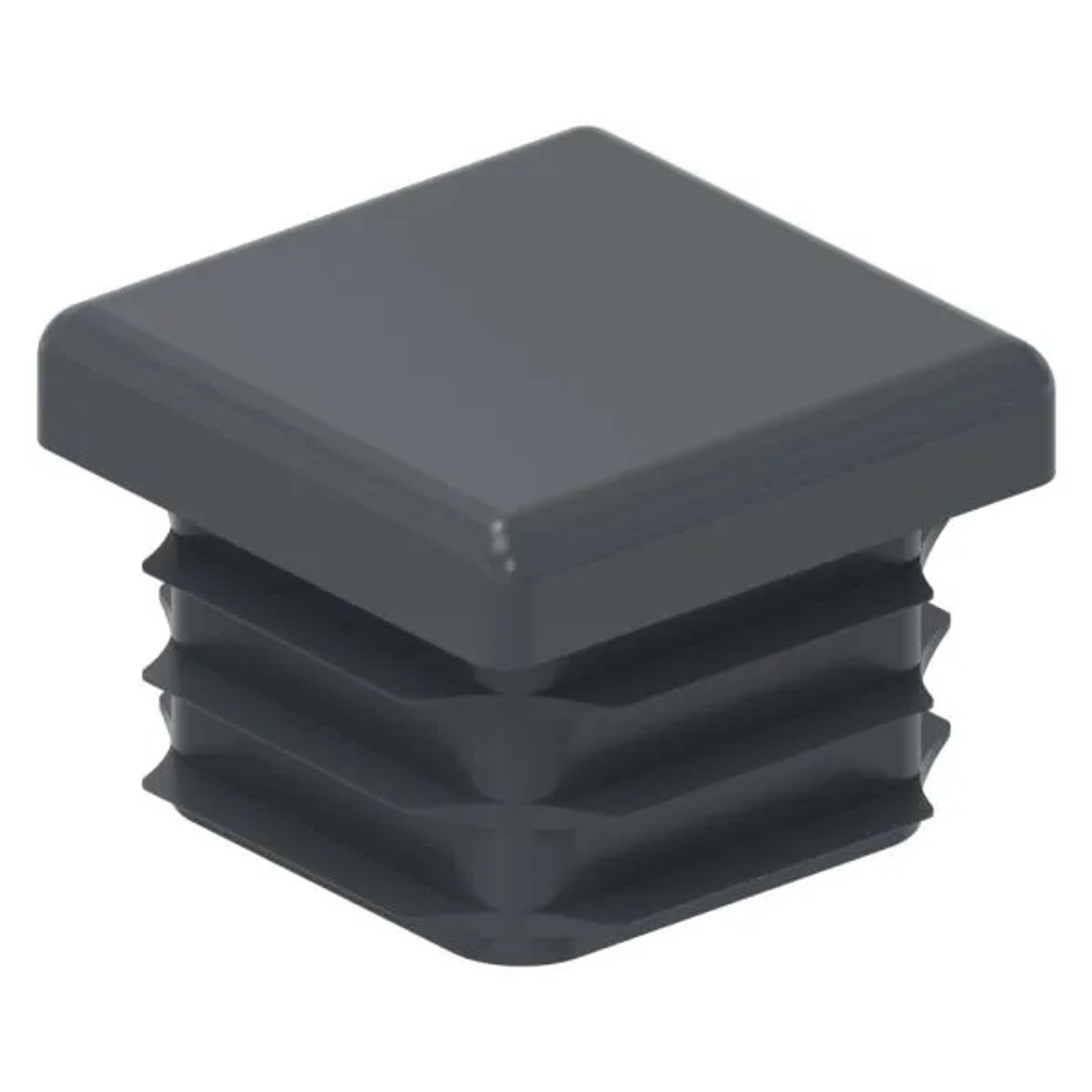 FeNau Einsteckkappe Kunststoff Für Quadratrohr 25 X 25 mm RAL 7016