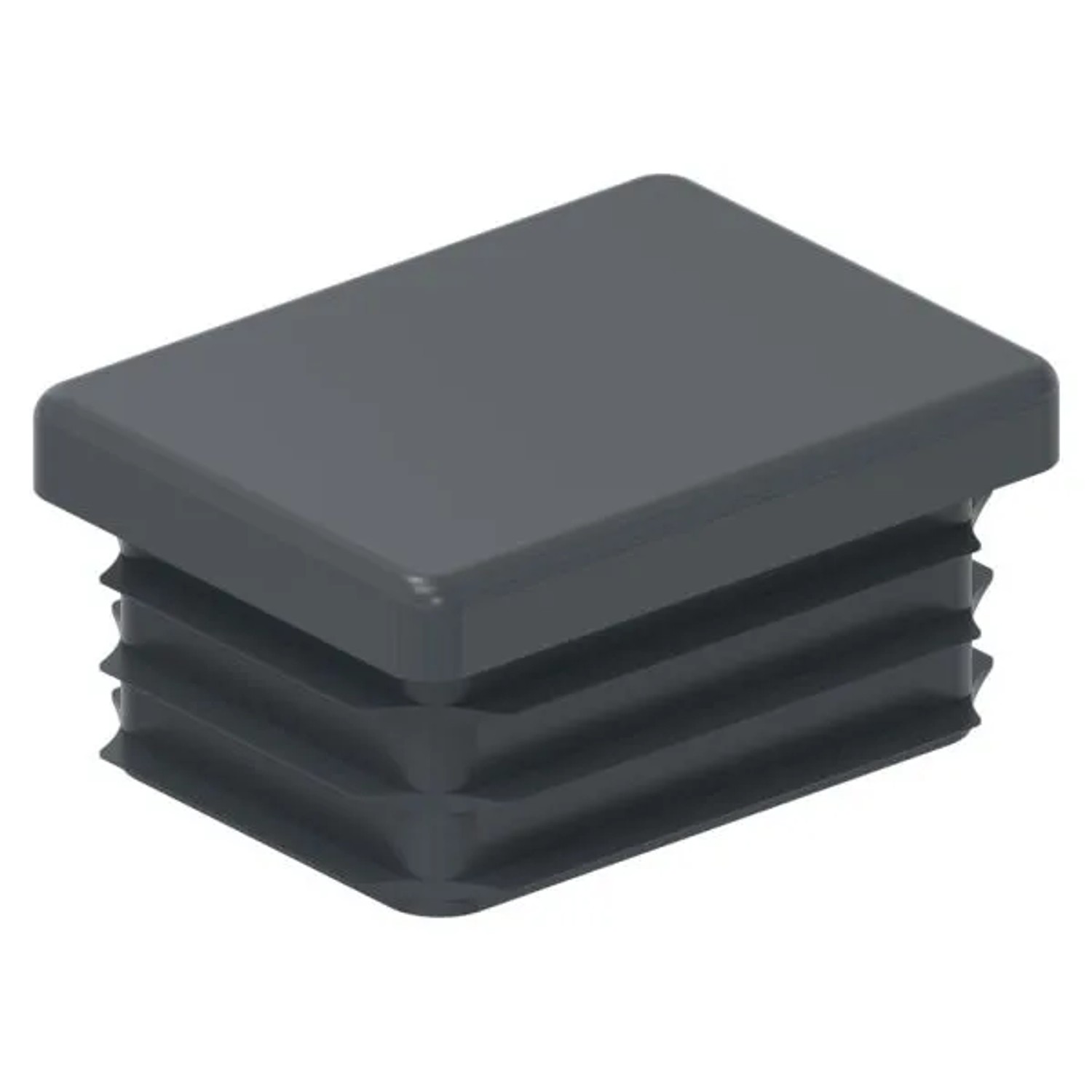 FeNau Einsteckkappe Kunststoff Für Rechteckrohr 40 X 30 mm RAL 7016