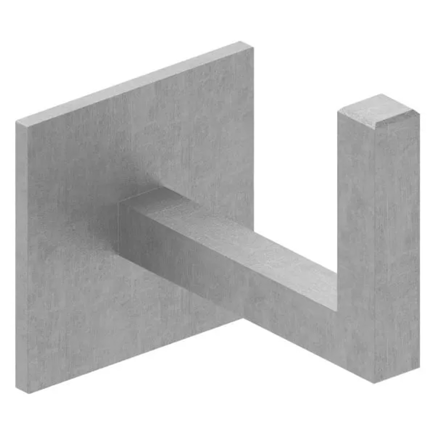 FeNau Handlaufträger Mit Ronde Stahl Roh M8 Gewinde Bügel 12 X 12 mm Wandabstand 79 mm