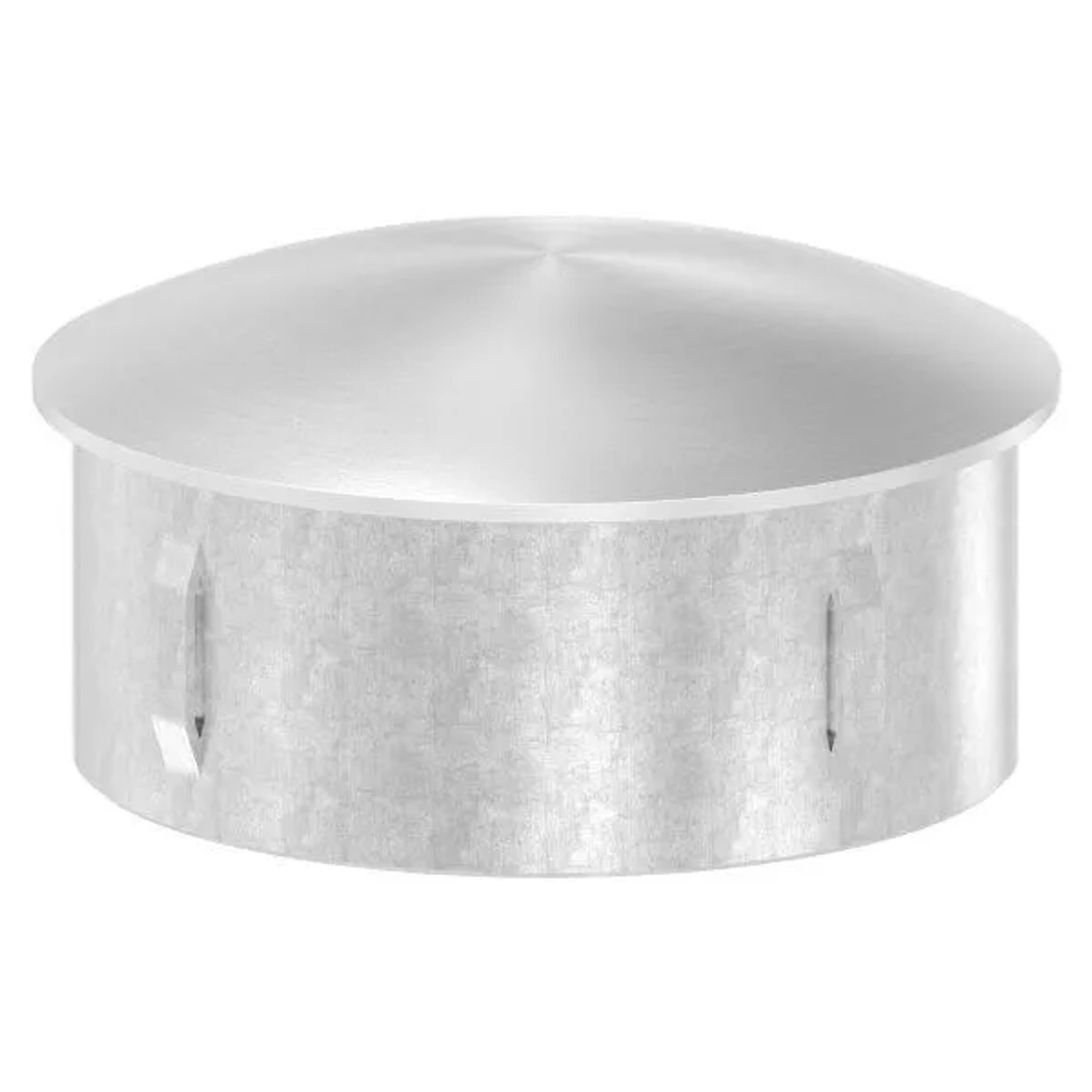 FeNau Einsteckkappe V4A Ø 76,1 mm Für Rohr 2,0-2,5 mm Wandstärke Gewölbt