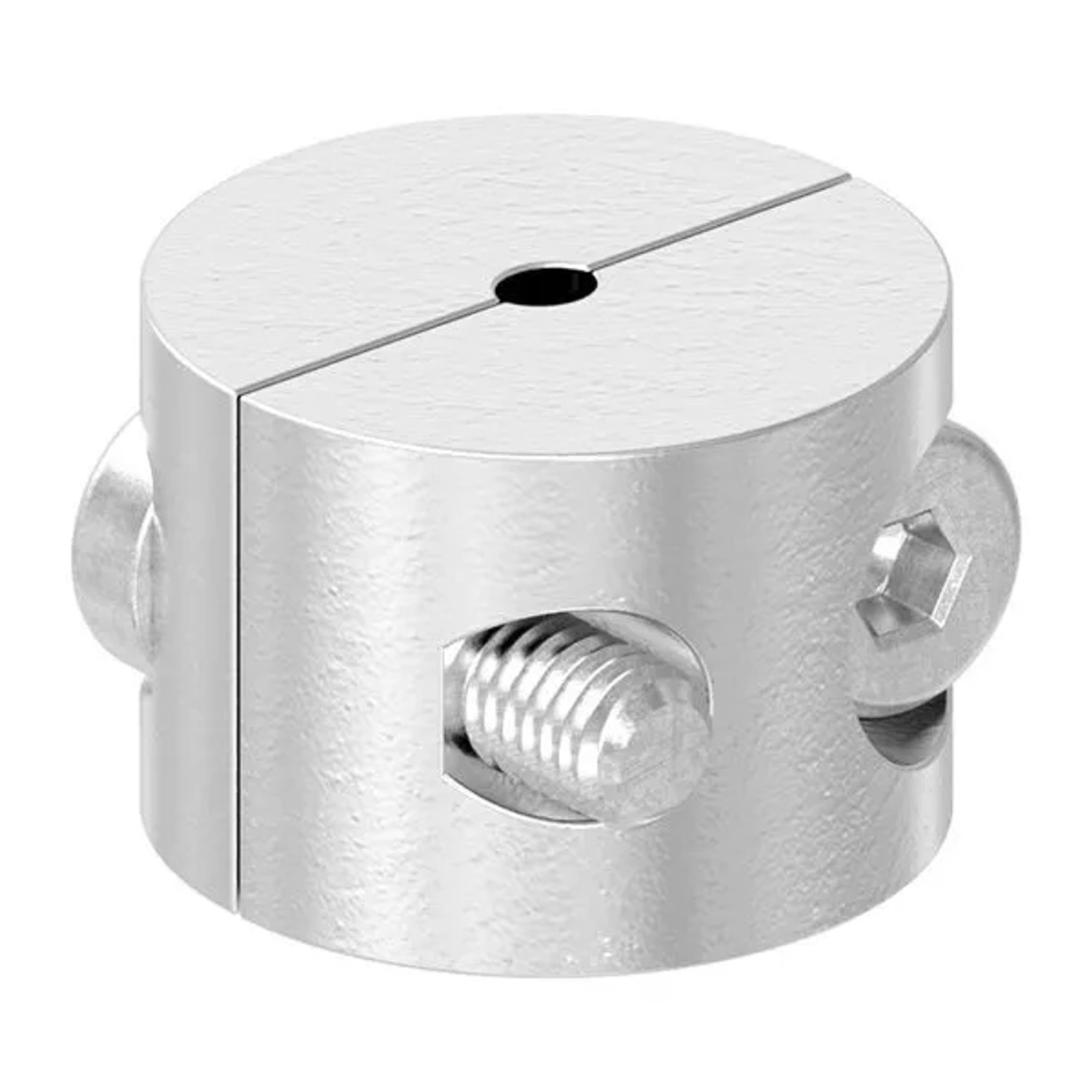 FeNau Rundklemme Edelstahl V4A Für Seil Ø 2 mm 2-Teilig