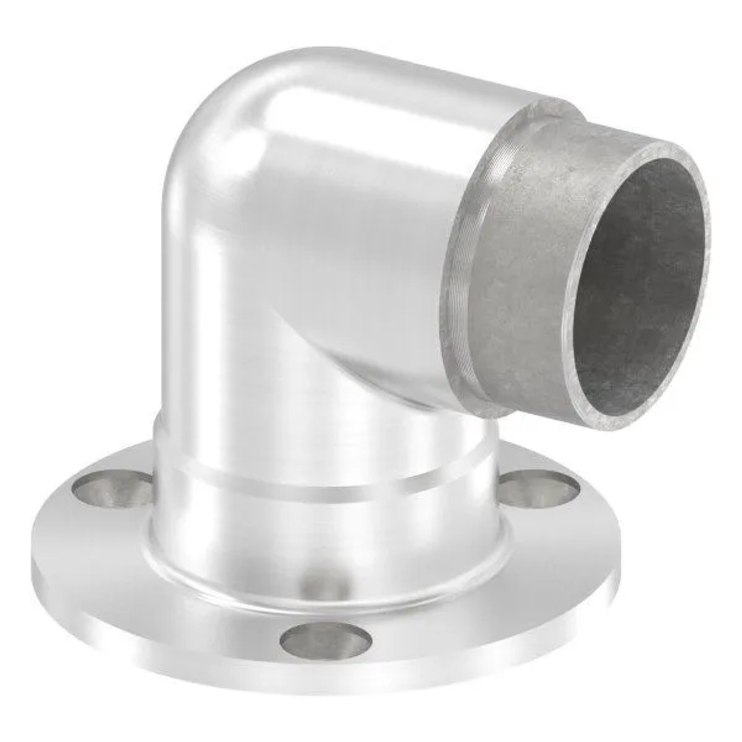 FeNau Wandhalter V2A Für Rohr Ø 42,4 mm 90 Grad Kurz Steckbar