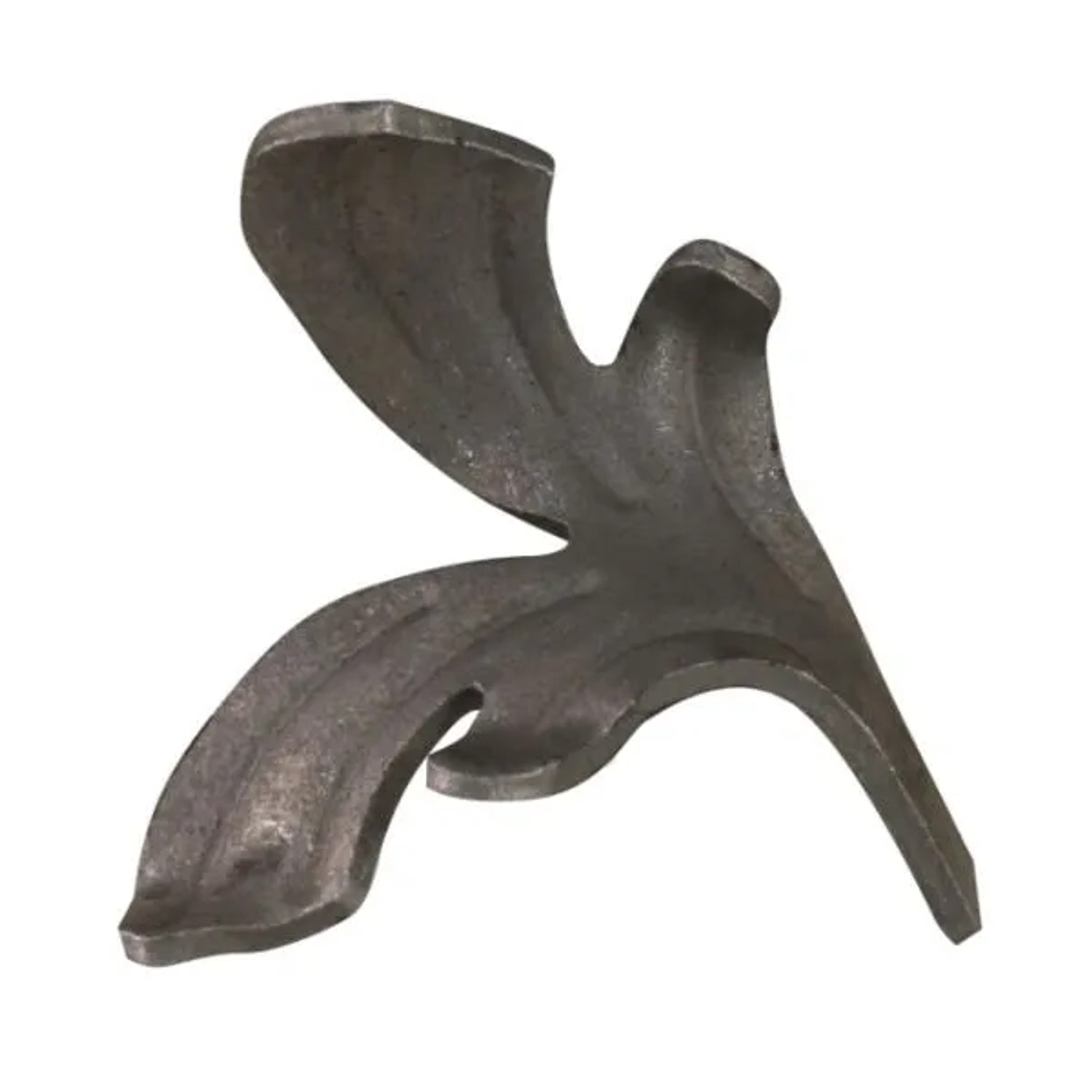 FeNau Leichtbarockblatt Stahl Roh 46 X 46 mm 2,0 mm LI