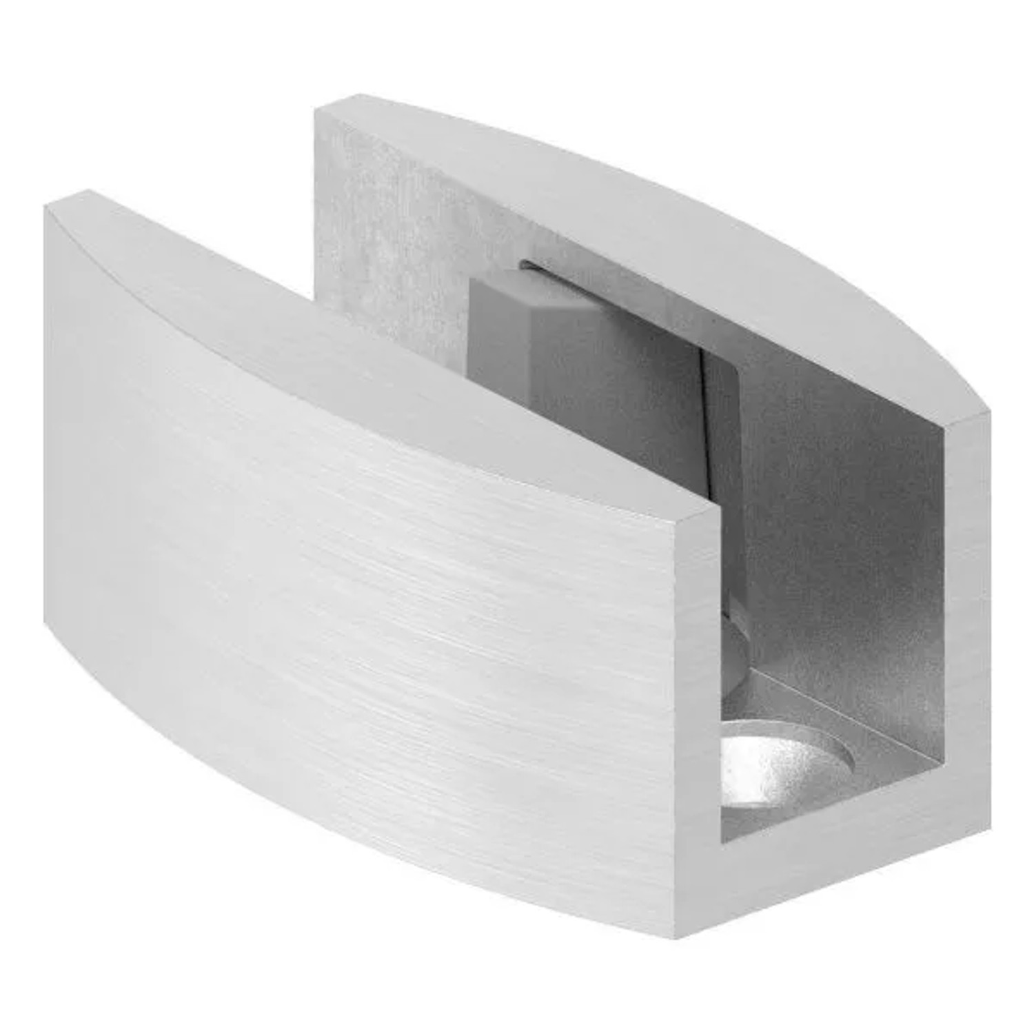 FeNau Bodenführung Glasschiebetür V2A Einstellbar Für 8-12 mm Glas