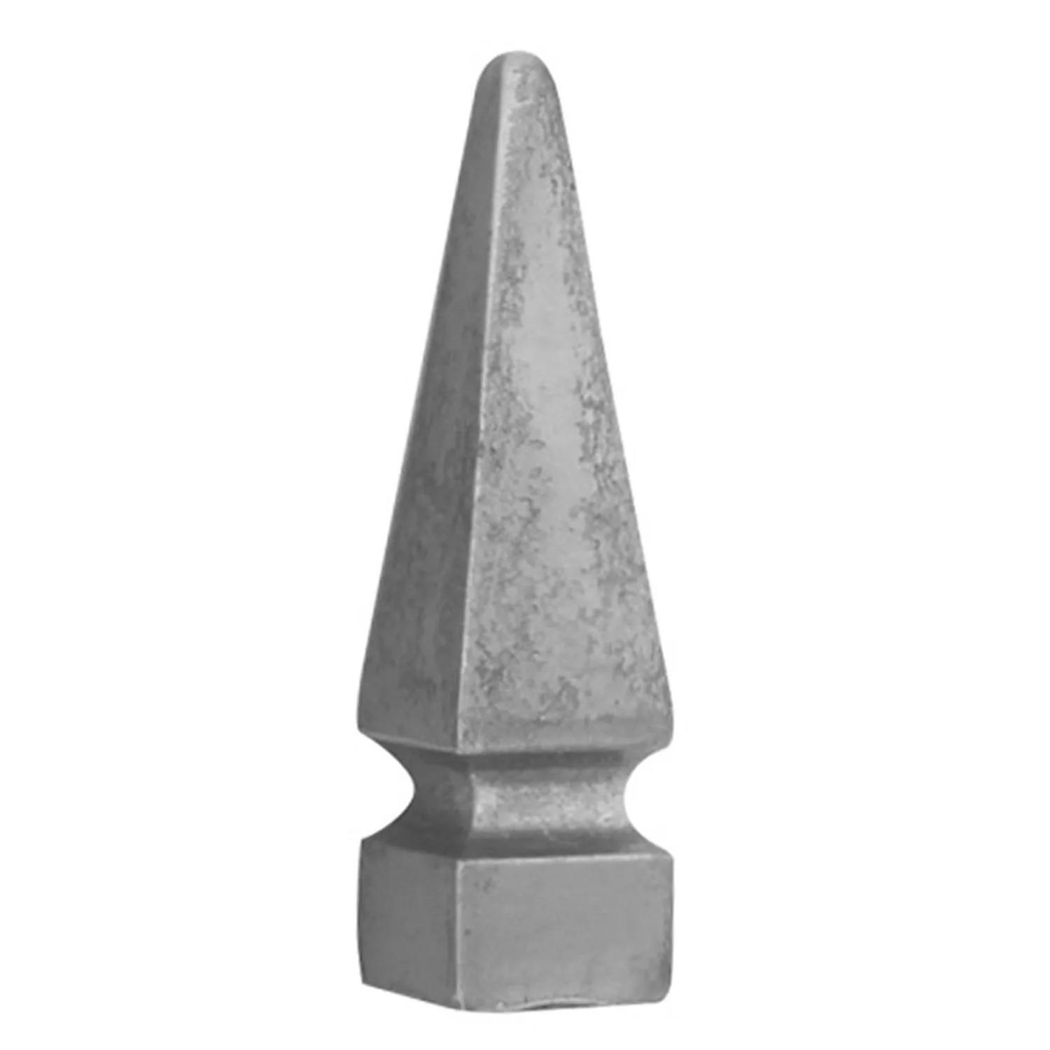 FeNau Zaunspitze Stahl Roh Ansatz 25 X 25 mm H = 160 mm