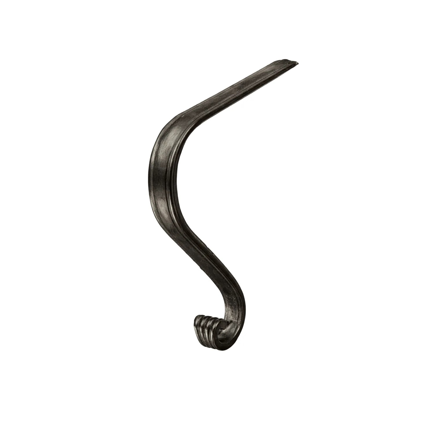 FeNau Handlaufanfänger Stahl S235JR 50x14 mm H 400 mm Geschwungen