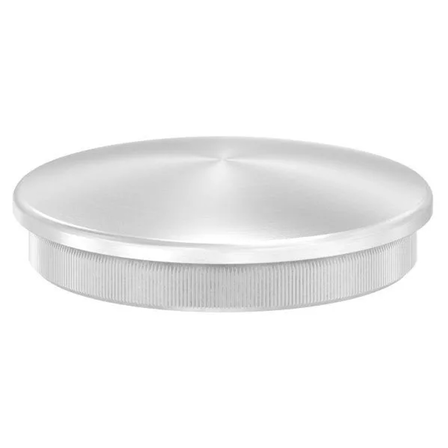 FeNau Einsteckkappe Edelstahl V2A Ø 60,3x2,5 mm Leicht Gewölbt