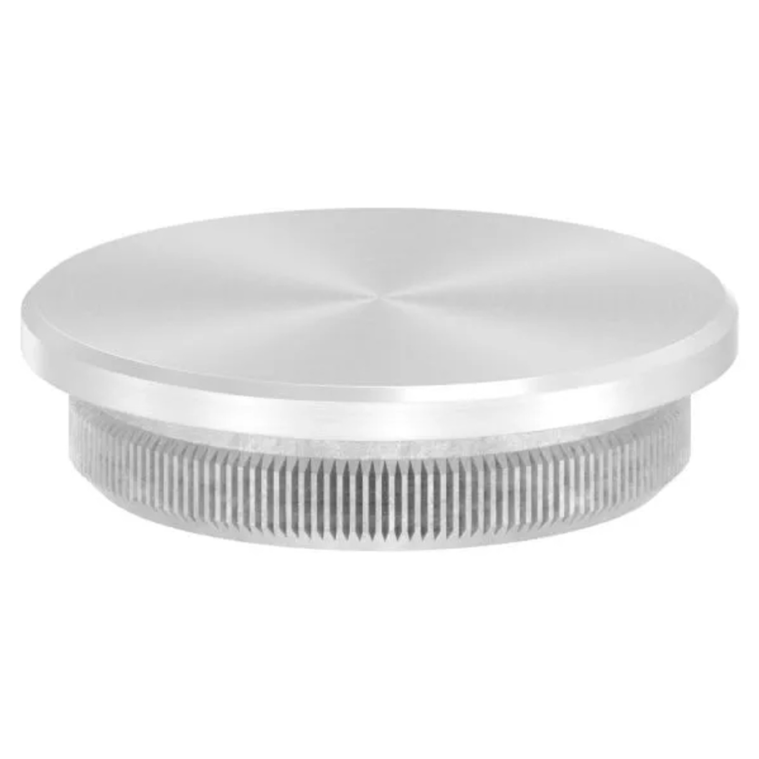 FeNau Einschlagstopfen V2A Edelstahl Für Rohr Ø 26,9 X 2,0 mm Flach Massiv