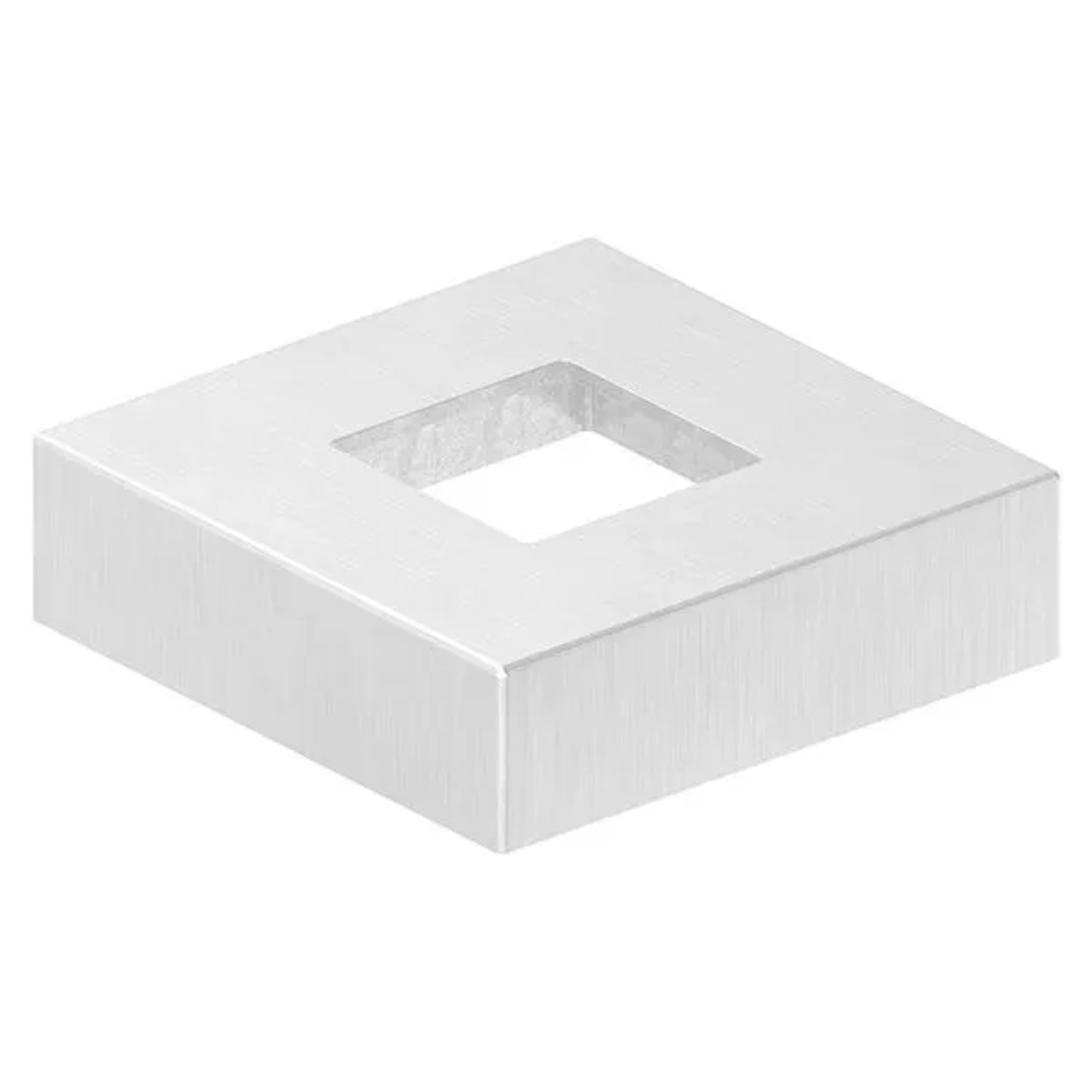 FeNau Abdeckrosette 72x72x20 mm Für Vierkantrohr 30x30 mm V4A