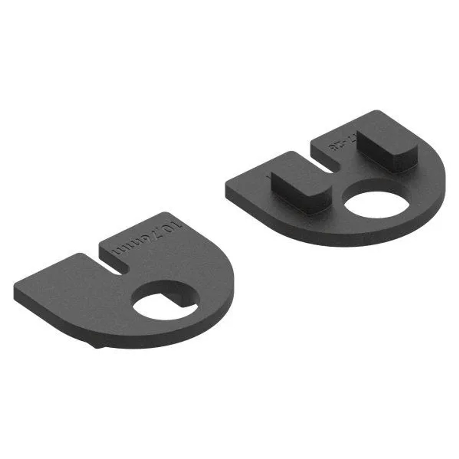 FeNau Gummieinlage Für Glas 10,76 mm VSG Für Glasklemme Modell 28