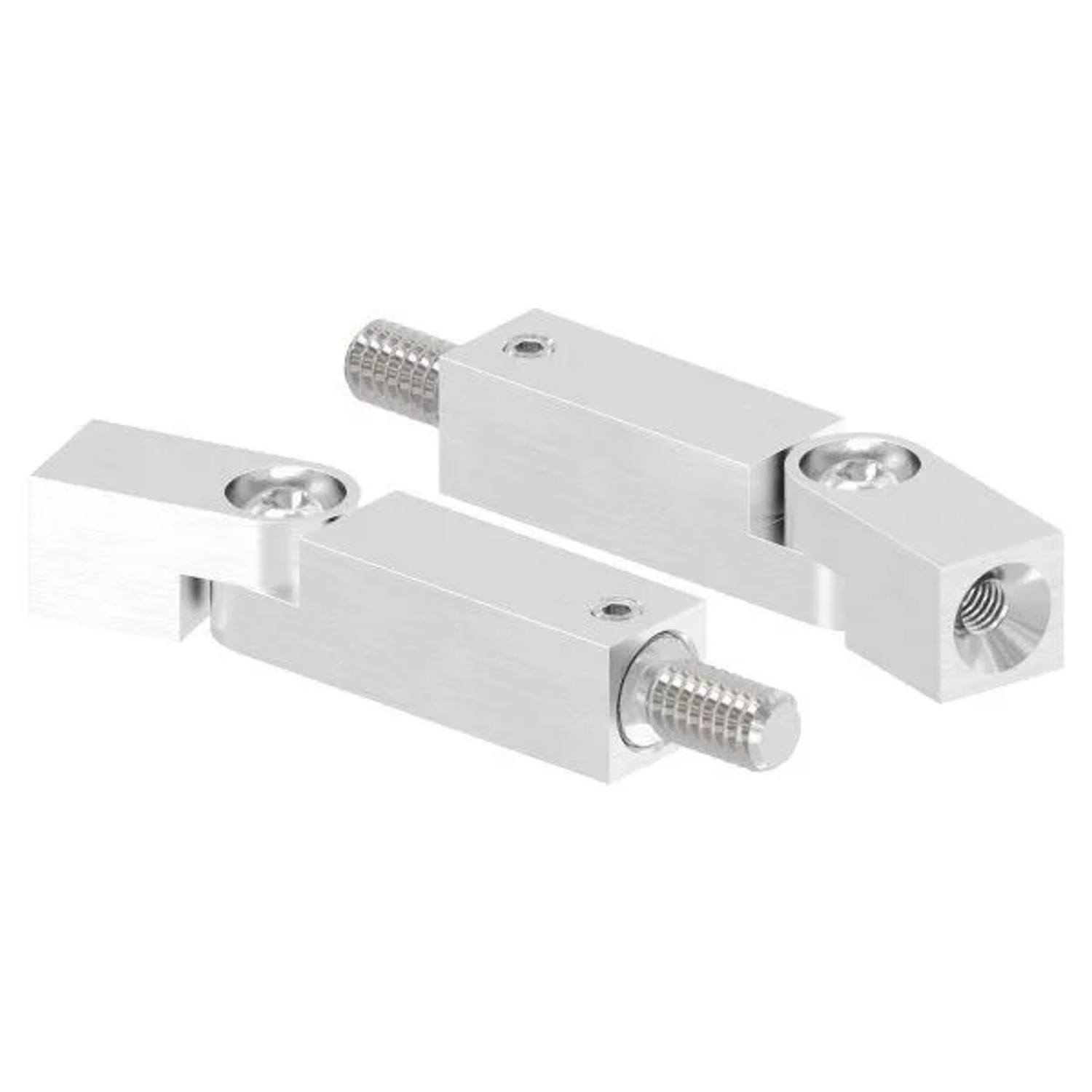 FeNau Gelenkstift Edelstahl V2A 14x14 mm L 68 mm M8/M6 Gewinde 360 Grad Drehbar