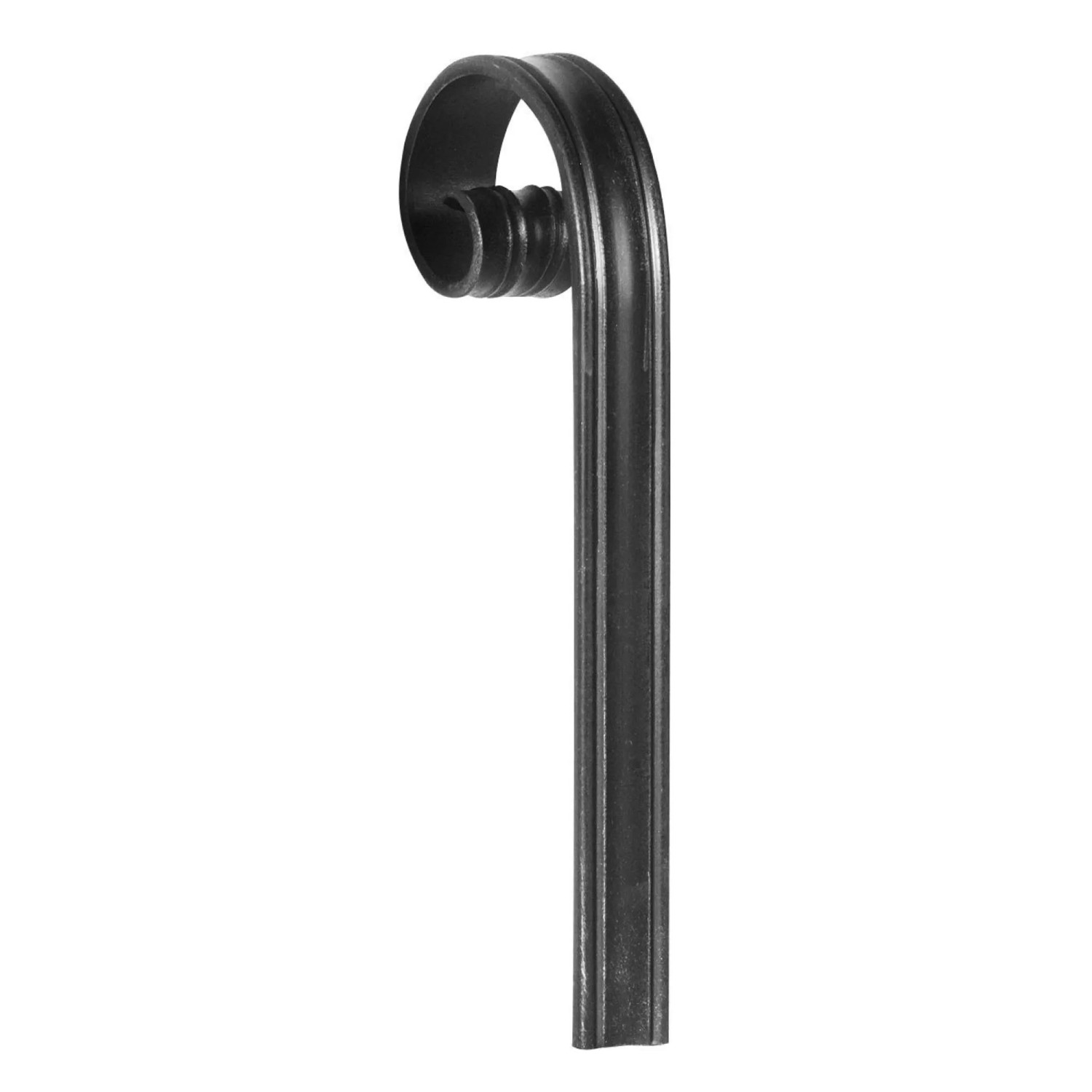 FeNau Handlauf-Endstück 40x8 mm Mit Längsrille Stahl S235JR Schweißbar