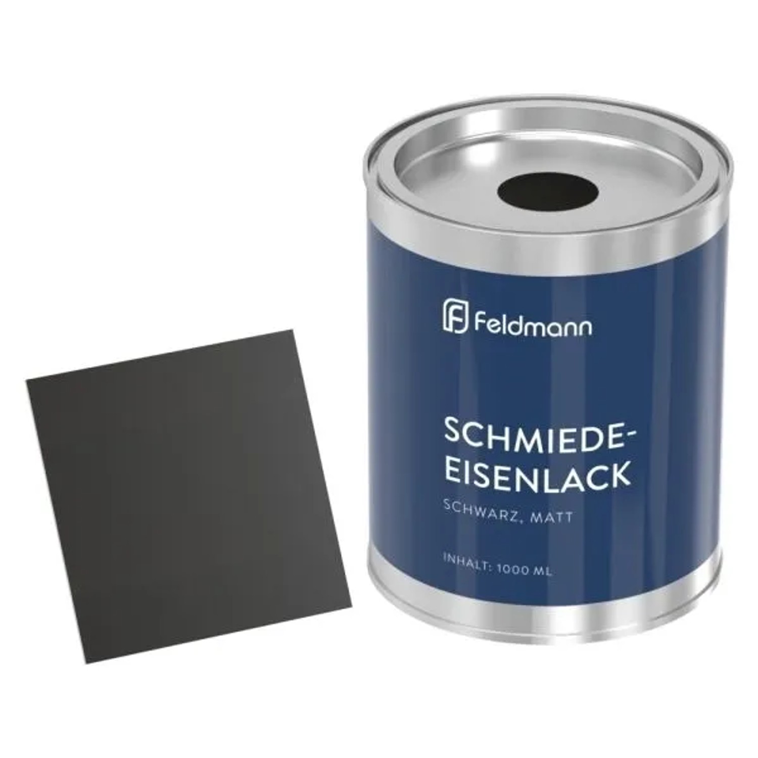 FeNau Schmiedeeisenlack Schwarz Matt 1 L