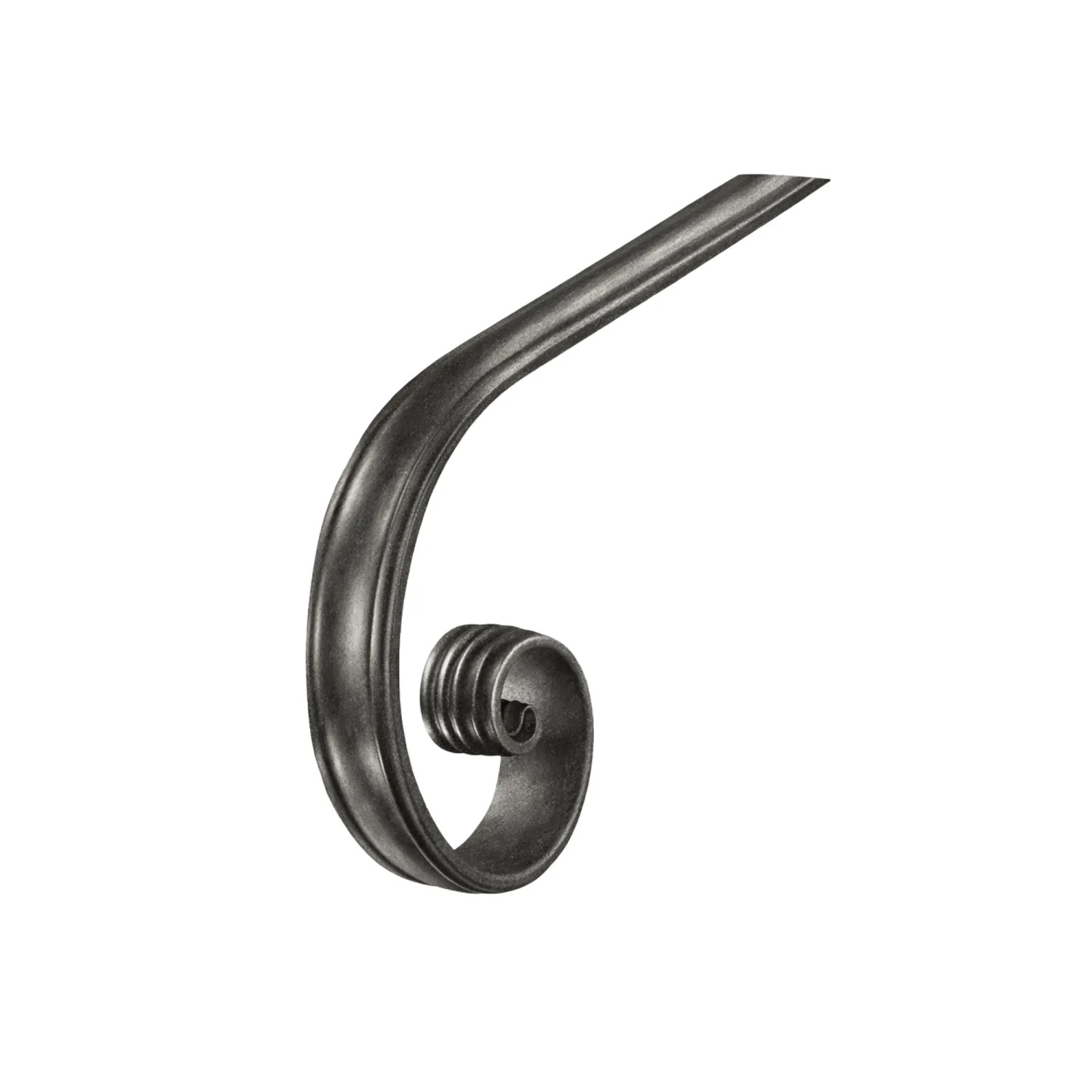 FeNau Handlaufanfänger Stahl Roh 200 X 180 mm Gerollt