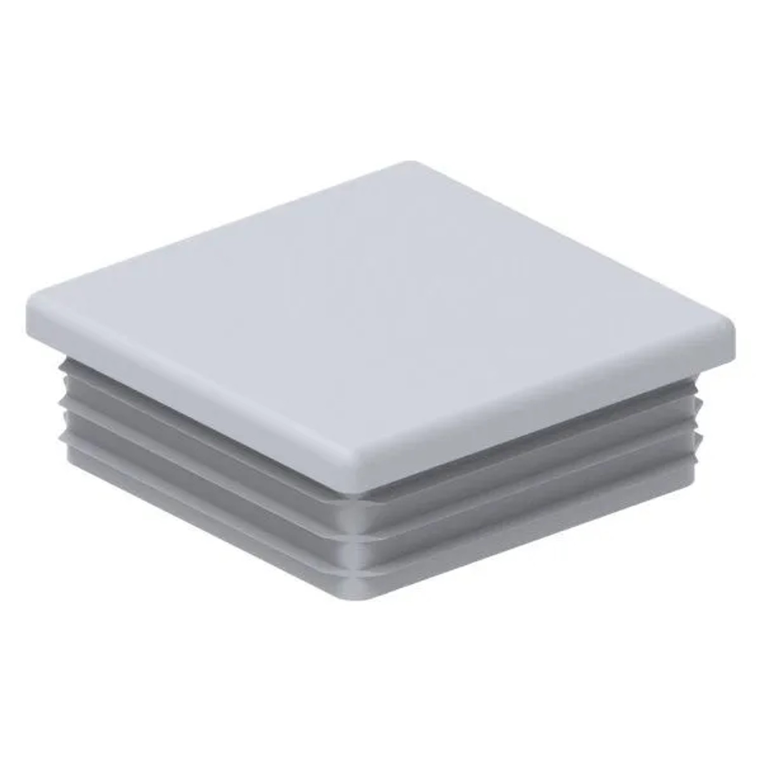 FeNau Einsteckkappe Kunststoff Für Quadratrohr 60 X 60 mm Grau
