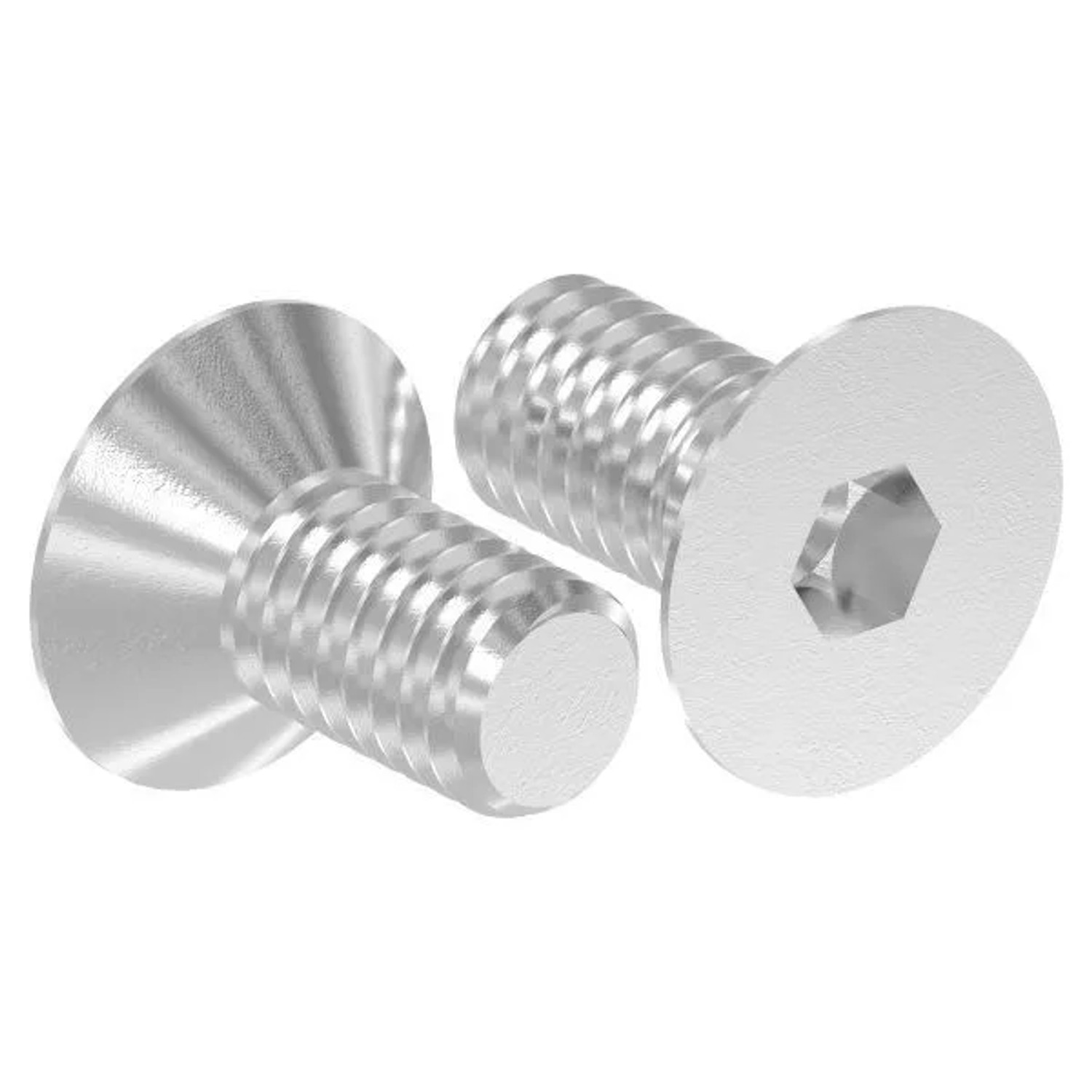 FeNau Senkkopfschraube Edelstahl V2A M6x12 Innensechskant ISO 10642